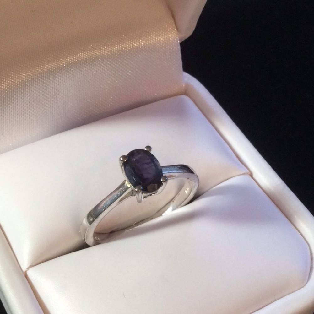 Genuine Iolite Ring - image 1